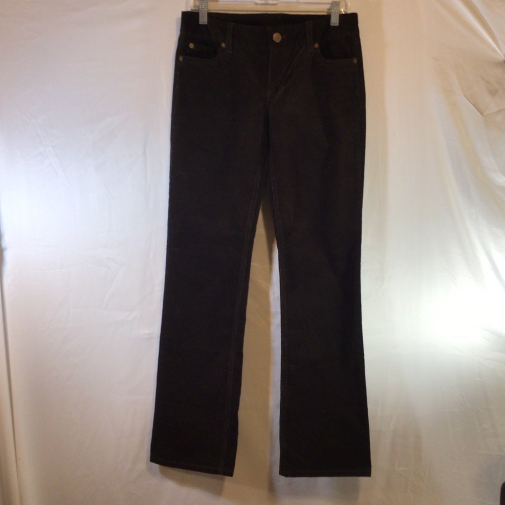 J.Crew Favorite Fit Brown Corduroy Pants Women’s 2R Bootcut Mid Rise Stretch